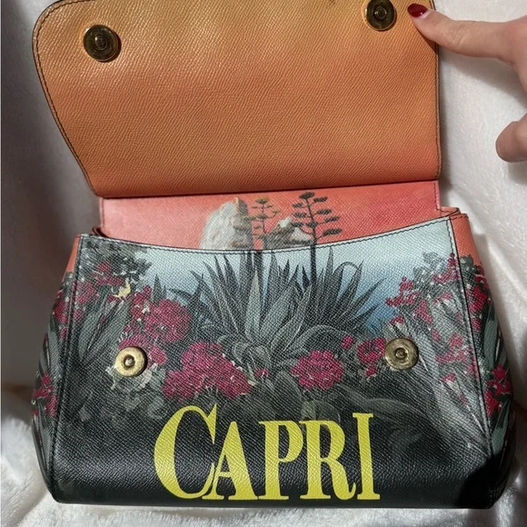 🌟HOST PICK🌟. DOLCE E GABBANA SICILY CAPRI BAG IN LIKE NEW CONDITION - Picture 8 of 13
